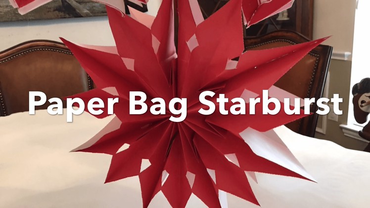 Party Decor | Paper Bag Starburst
