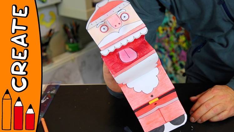 Santa Hand Puppet | Christmas DIY Craft Ideas With Øistein