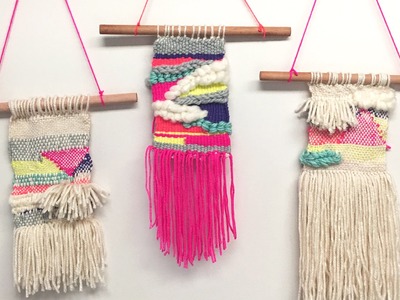 WHATDAYMADE DIY: Tissage Woven Wall Hagging