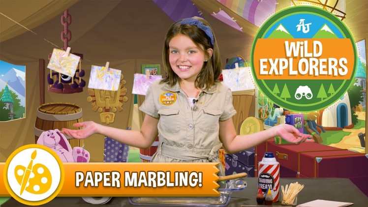Wild Explorers - Paper Marbling