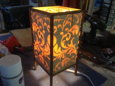 Wooden Rice Paper Lamp