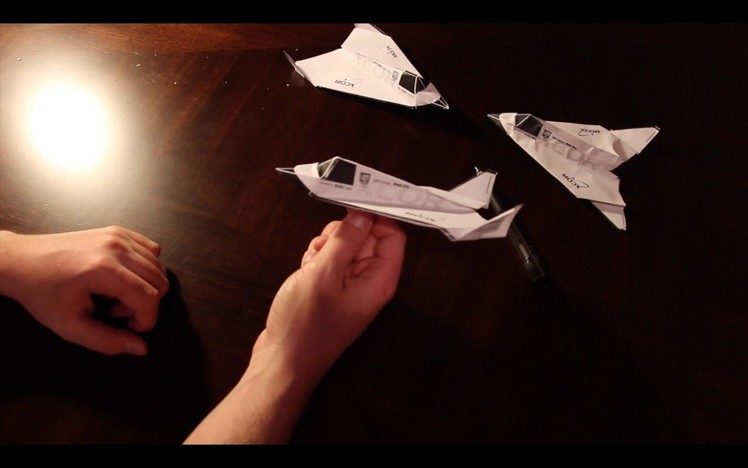 XCOR Lynx Paper Plane Tutorial Video