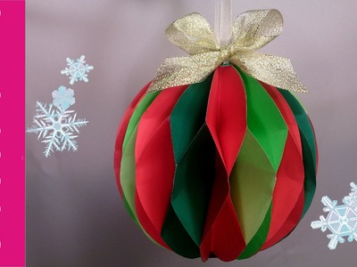 Bombka z papieru (Christmas paper ball)