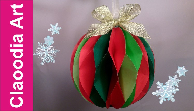 Bombka z papieru (Christmas paper ball)