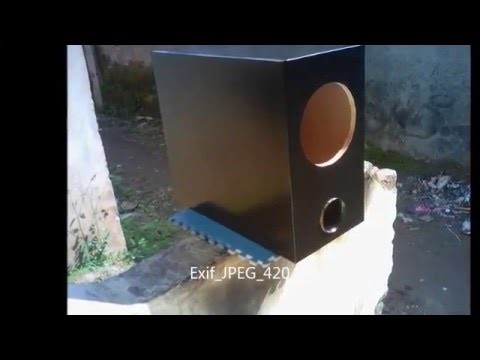 DIY 6 inch slim subwoofer box