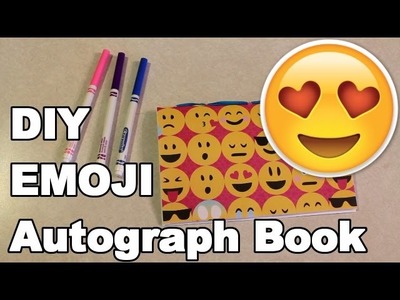 DIY Emoji Autograph Book - Friendship Diary - Free Printable