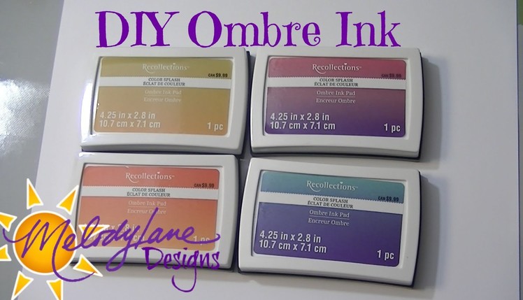 DIY Ombre ink & Recollection Ombre Inks