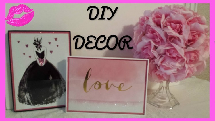 DIY: Picture Frame Decor Using Greeting Card