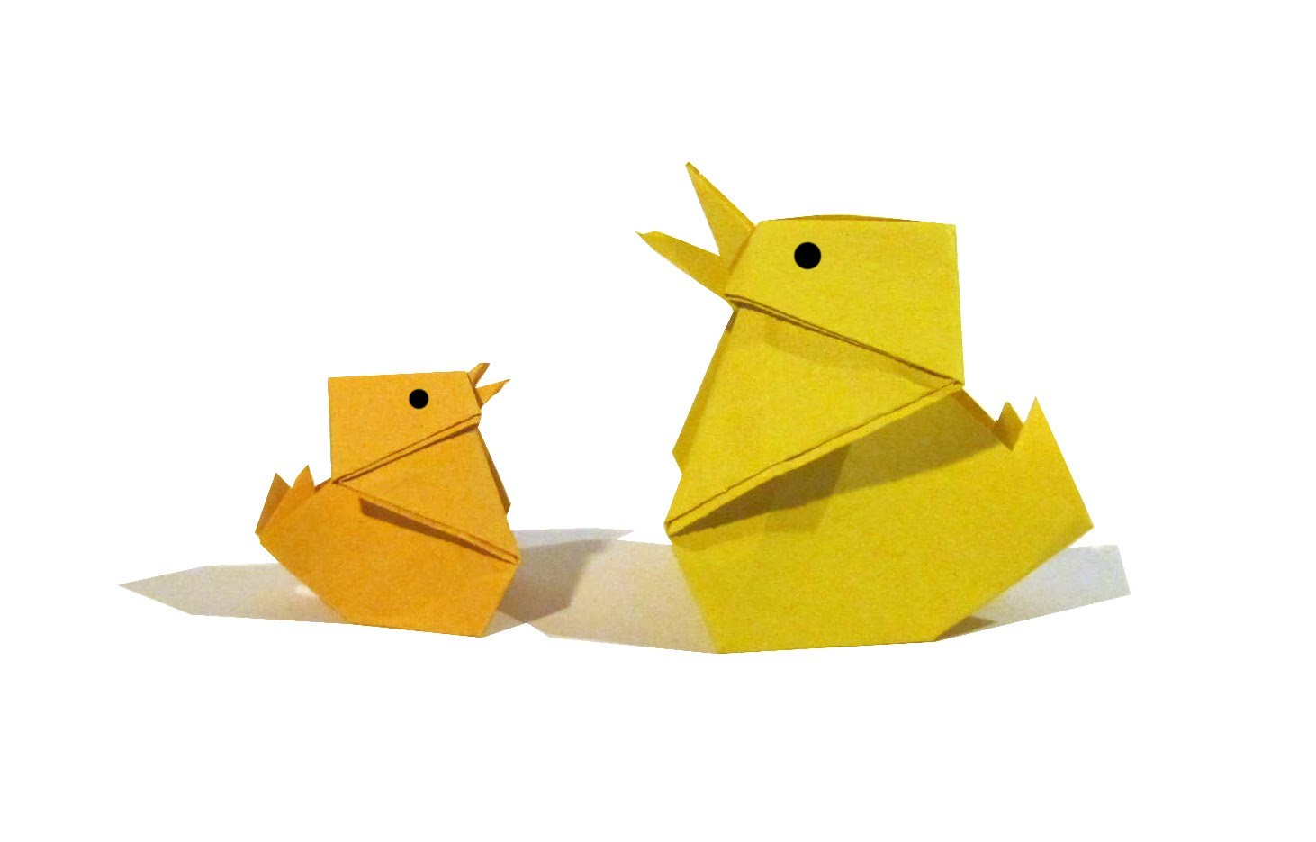 Easter Origami Chick Easy Tutorial How to make an Easy origami chick