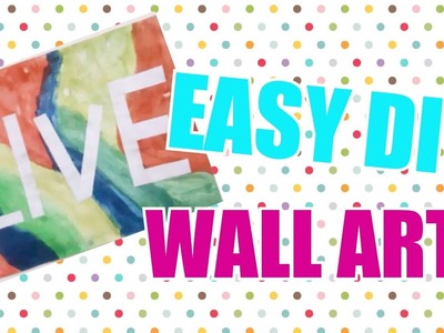 EASY DIY WALL CANVAS