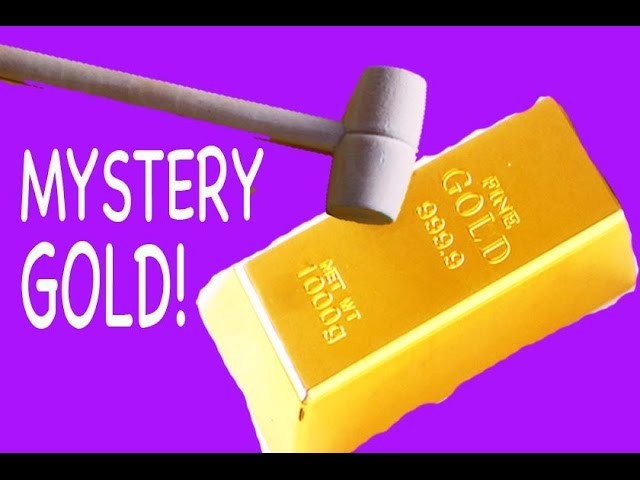 GIANT MYSTERY SURPRISE DIY GOLD or Rock ? Kids Dig It Huge Surprise Chubby Puppies Dog Park