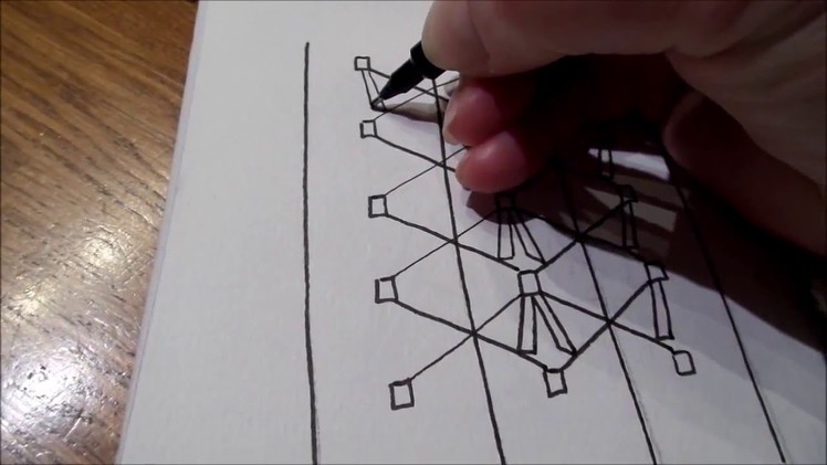 How to draw tanglepattern Boze