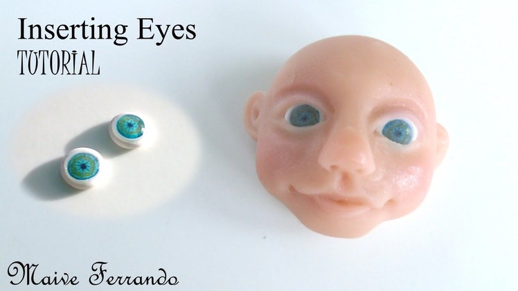 How To Insert Polymer Clay Eyes Tutorial