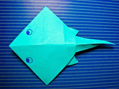 How to make a paper ray origami easy