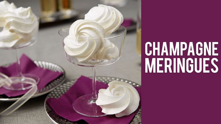 How to make Champagne Meringue Cookies