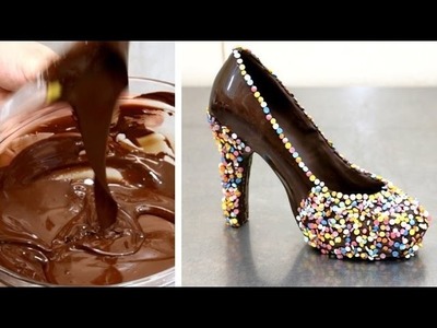 How To Temper Chocolate At Home.How To Make A Chocolate Shoe