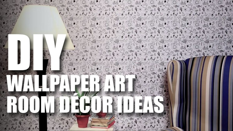 Mad Stuff With Rob - DIY Wallpaper Art | DIY Room Decor Ideas