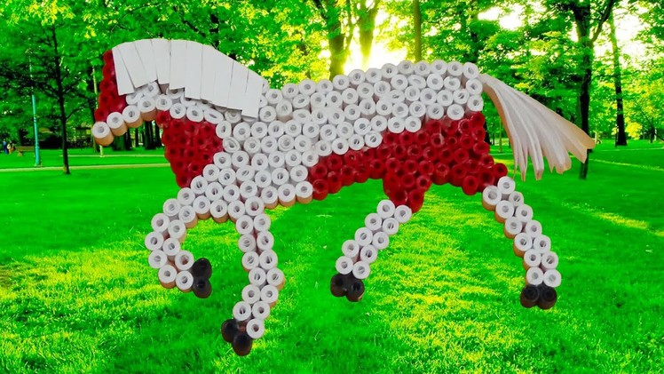 Paper Quilling; Made Easy #  how to make 3D Quilled horse