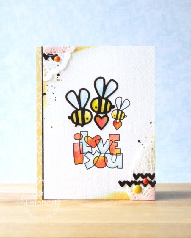 {Paper Smooches} Bee-cause I Love You