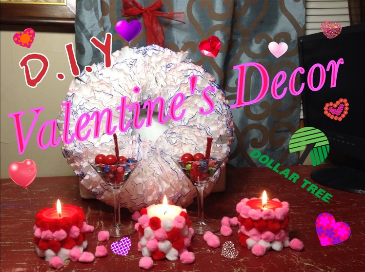 D.I.Y | Dollar Tree Valentine's Decor Challenge | Collab #FABFEB