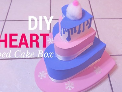 DIY: HEART SHAPED CAKE BOX ♥ | Transform your empty V-day chocolate boxes!