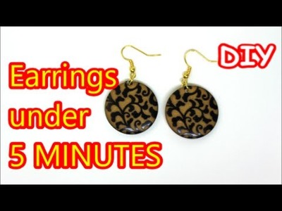 Easy DIY Crafts: Cheap Earrings Under 5 Minutes Recycled Bottles Crafts