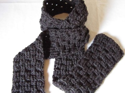 How To Crochet A Warm Basket Weave Scarf - DIY Crafts Tutorial - Guidecentral