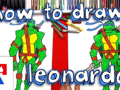 How To Draw Leonardo Teenage Mutant Ninja Turtles