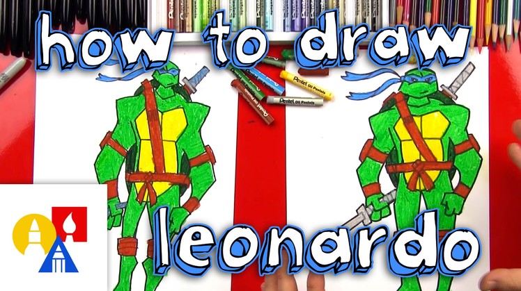 How To Draw Leonardo Teenage Mutant Ninja Turtles