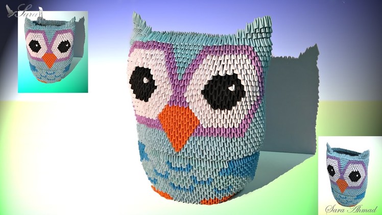 How to make 3d Origami Owl