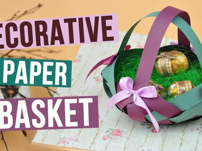 How to Make a Decorative Paper Basket