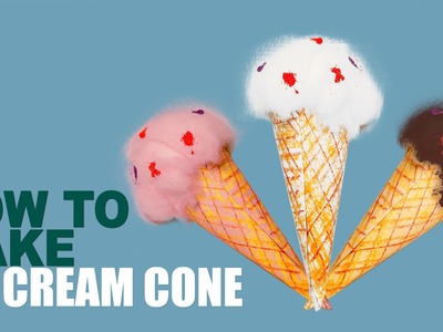 How to Make Ice Cream Cone | Learn Art and Craft | DIY Ice Cream Cone | Kids Art and Craft