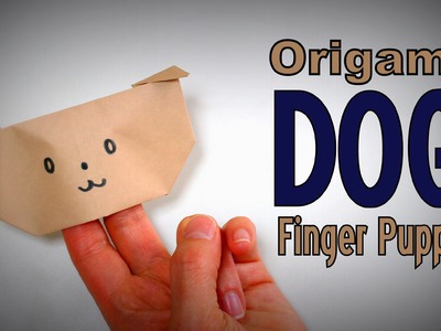 Origami - How to make a DOG (Hand Puppet)