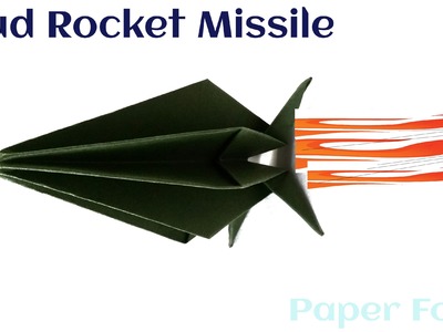 Origami Paper - "Scud Rocket Missile "