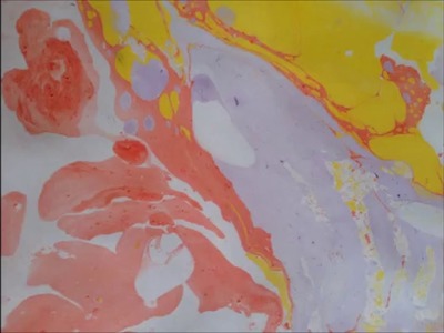Paper Marbling !!!! With Oil paint !!!!