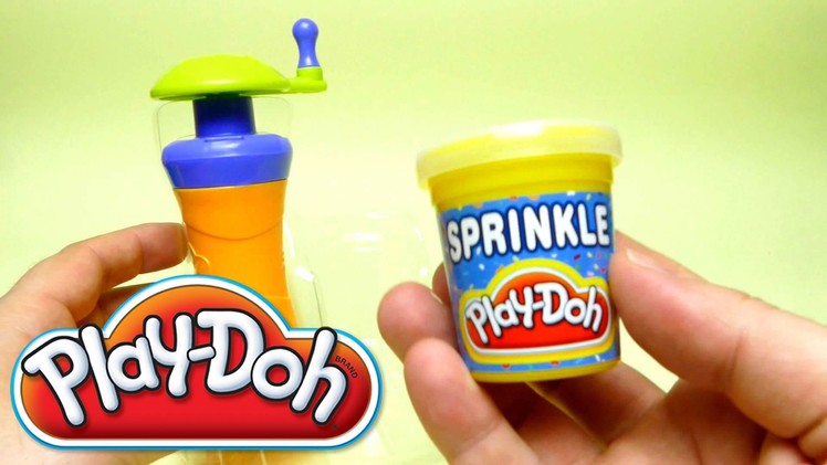 Play-Doh Super DIY Tools - Sprinkle Color Confetti Ice Cream Cup 