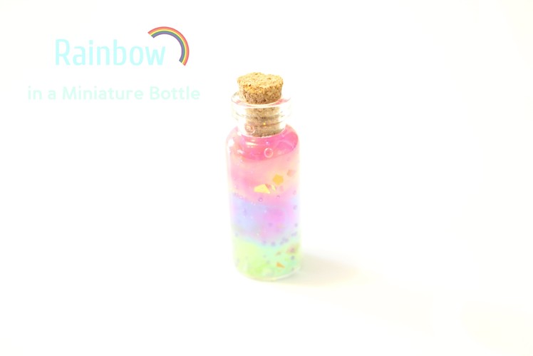'Rainbow' in a Miniature Bottle