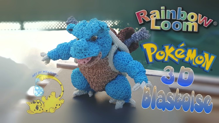Rainbow Loom 3D Pokemon Blastoise Body (2.8)
