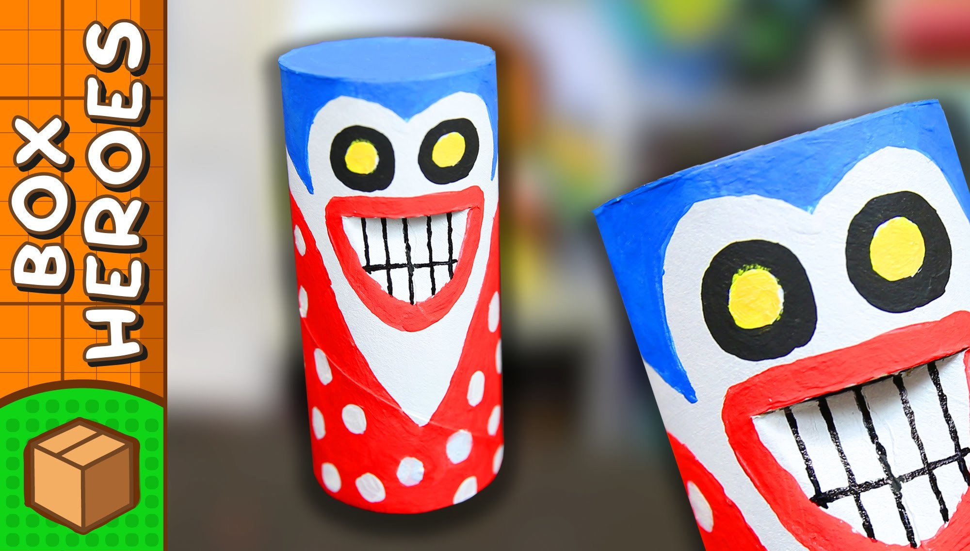 The Prankster - DIY Paper Roll Crafts | Box Heroes on Box Yourself