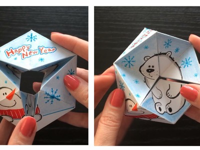 2 in 1 Paper toy & hand drawn Greeting card