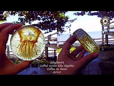 3D Coffee Painting: How to paint on resin using instant coffee