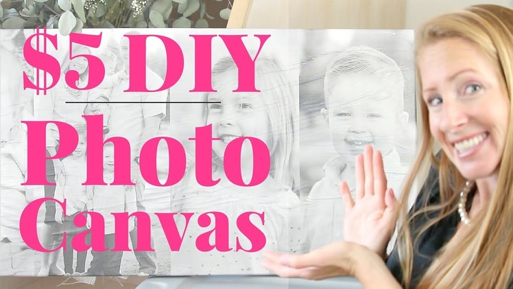 $5 DIY Photo Canvas | Look for Less Collab