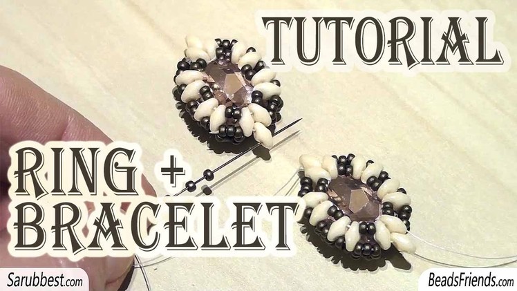 BeadsFriends: bead tutorial - How to make a ring - How to make a bracelet