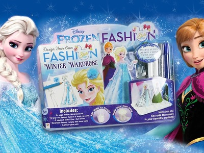 Disney Frozen Fashion wardrobe Queen Elsa Princess Anna toy paper dolls