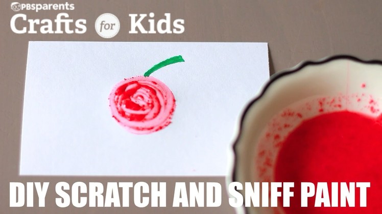 DIY 3 Ingredient Scratch and Sniff Paint | PBS Parents | Crafts for Kids