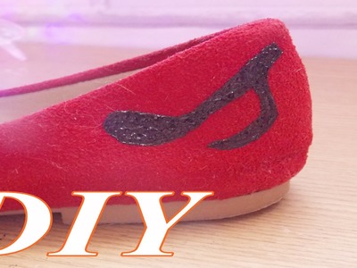 DIY:: Sapatilha decorada. decorated shoe