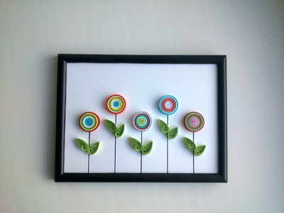 DYI Quilling: We make simple quilling picture [Creative Paper ]