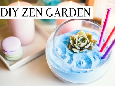 Easy DIY for the Office - Zen Garden
