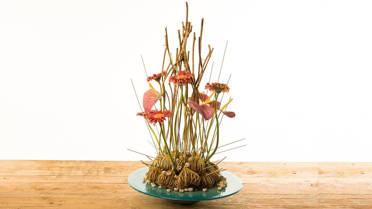 Gerberas and Anthurium Arrangement | Flower Factor How To | Flower Arrangement