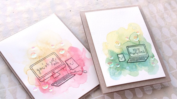 Hot vs. Cold Pressed Watercolor Paper - Which is better for backgrounds?